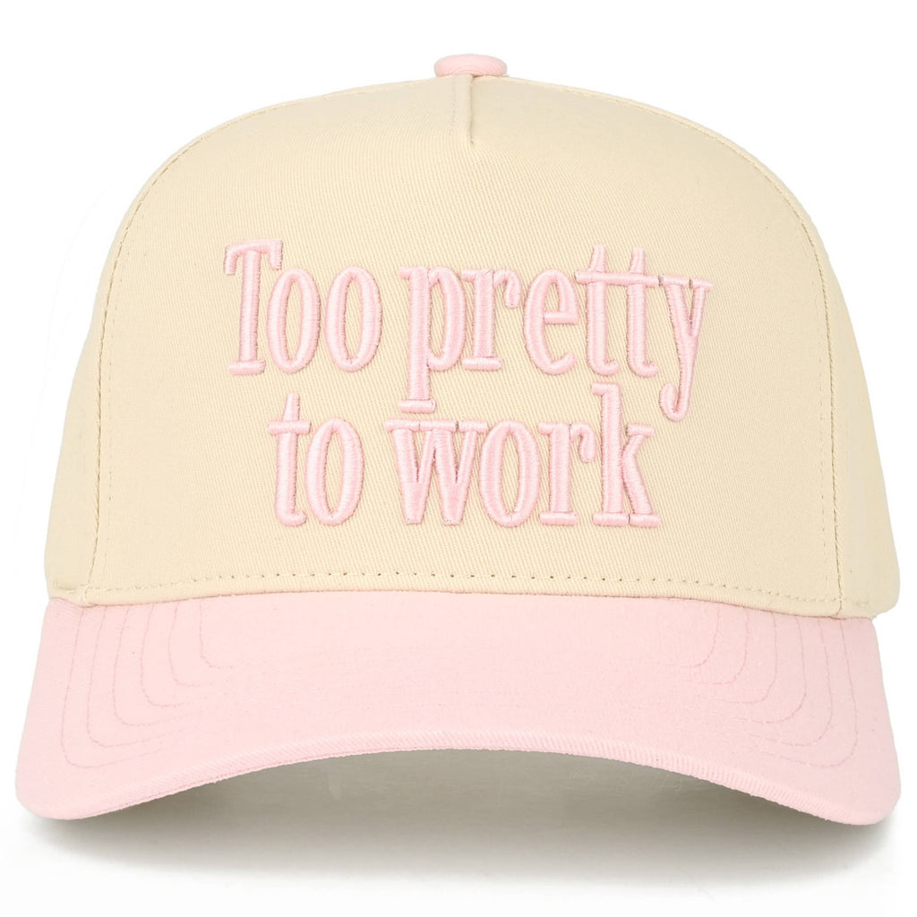 C.C Trucker Hat - Too Pretty to Work