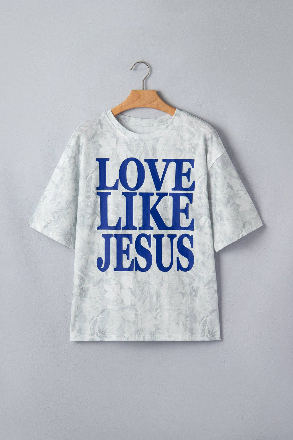 Love Like Jesus White Wash Camo Graphic