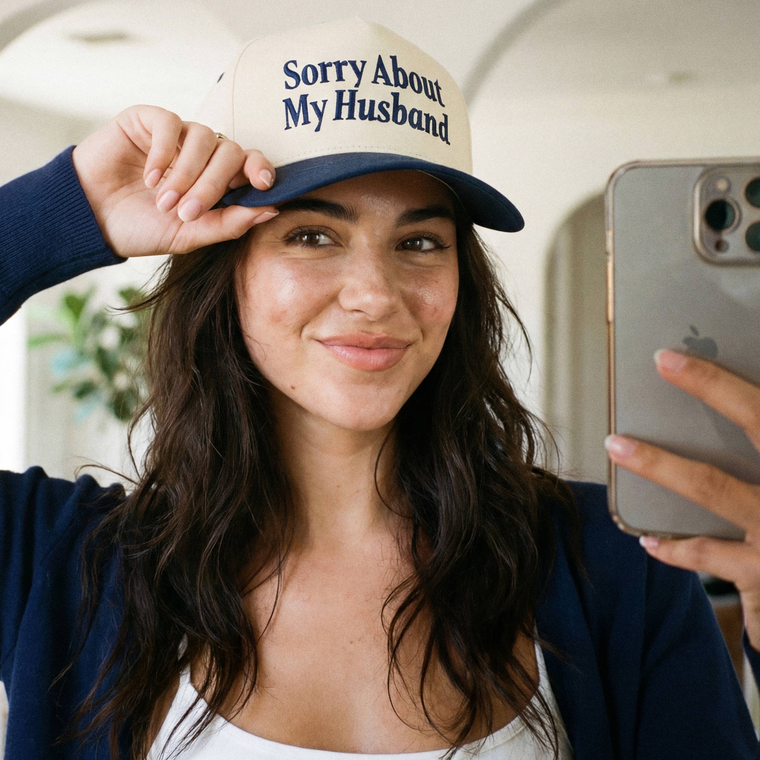 C.C Trucker Hat - Sorry About My Husband