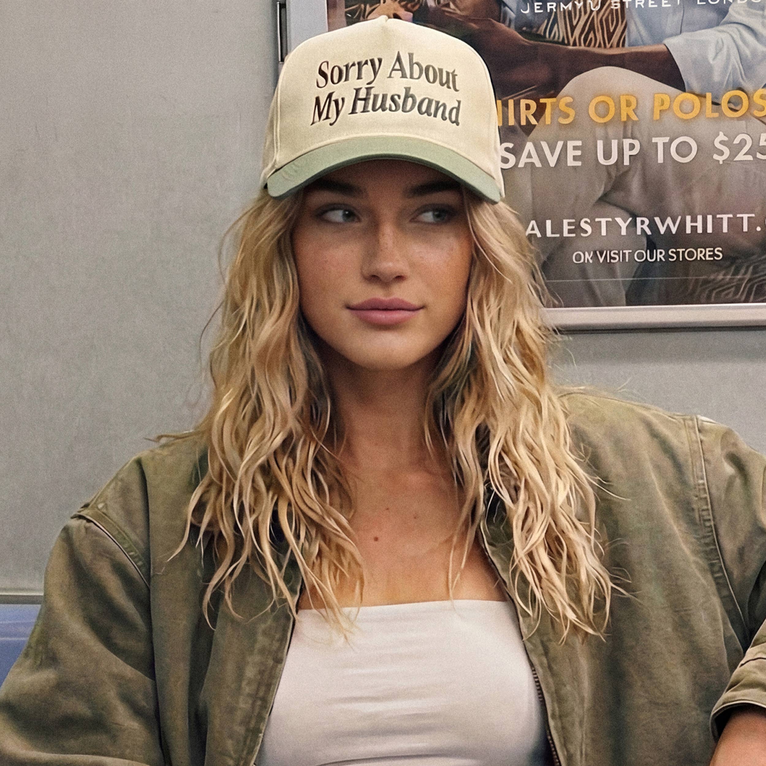 C.C Trucker Hat - Sorry About My Husband